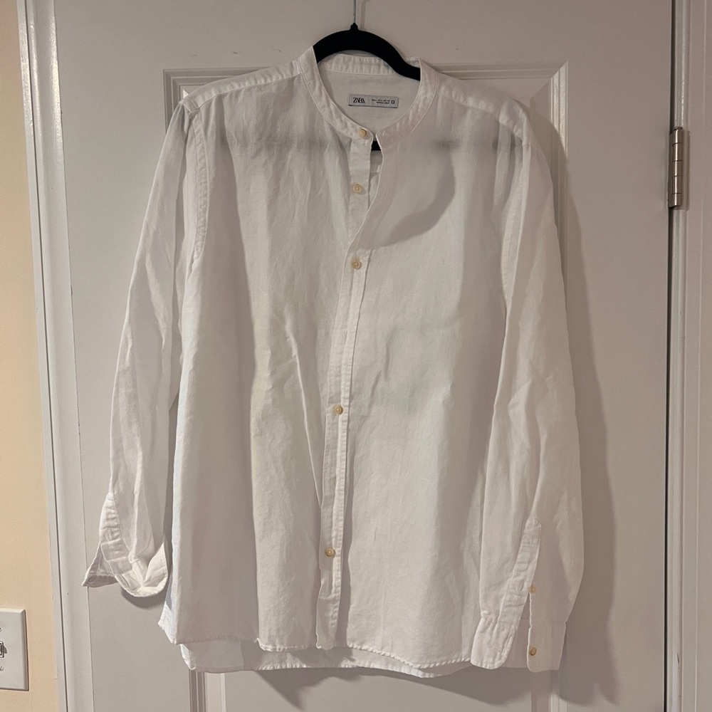 Zara linen shirt